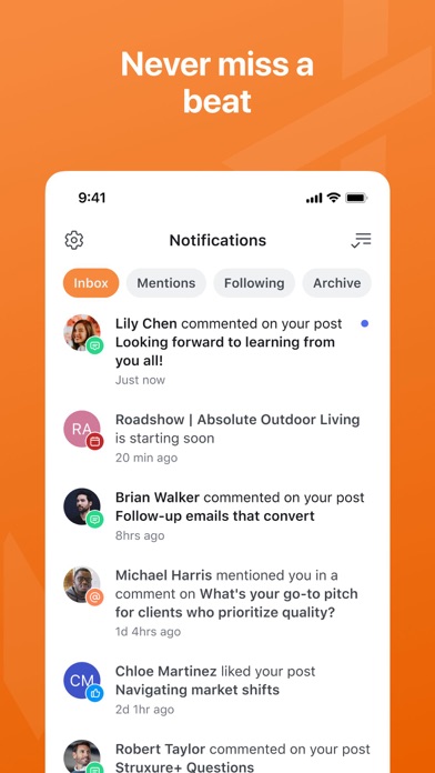 StruXure Community iPhone screenshot 3 - Social Networking app