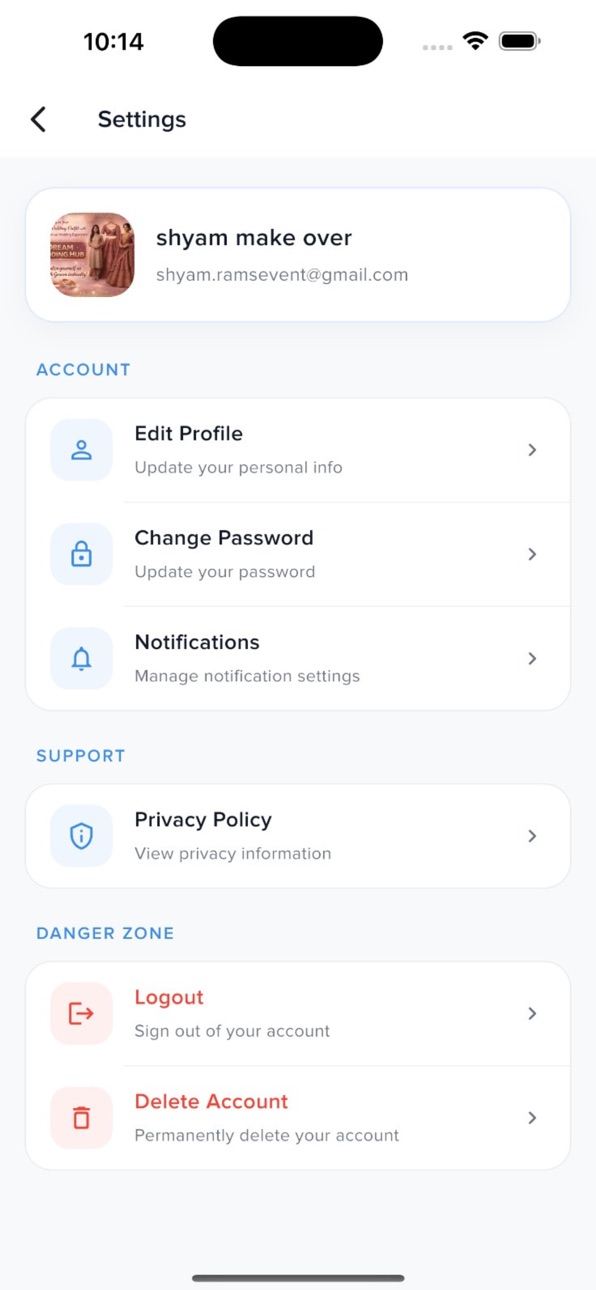 iPhone screenshot