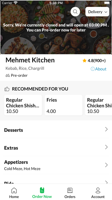 Mehmet Kitchen Screenshot