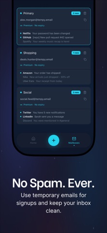 Tempy临时邮箱与邮件 screenshot