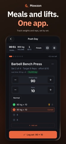 Calorie Counter & Gym: Mowzon iPhone screenshot 7