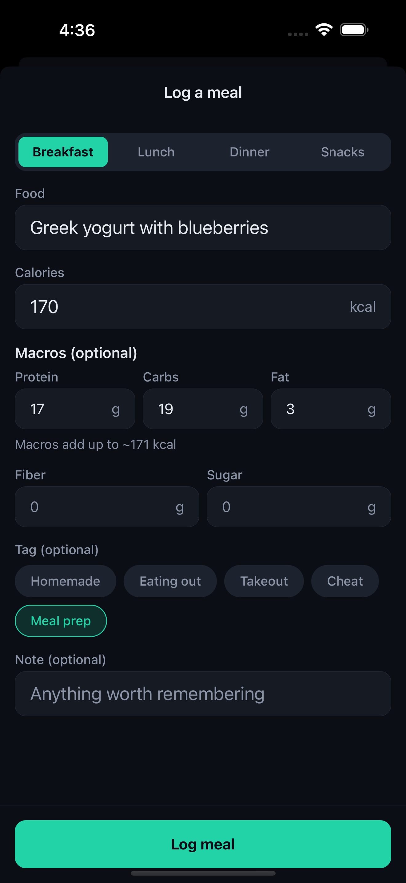 Fuel - Track your day