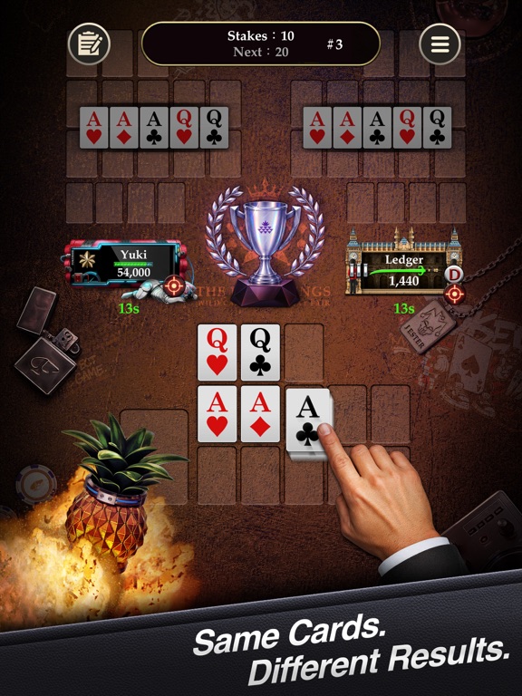 OFC Poker & Blackjack 21 iPad screenshot