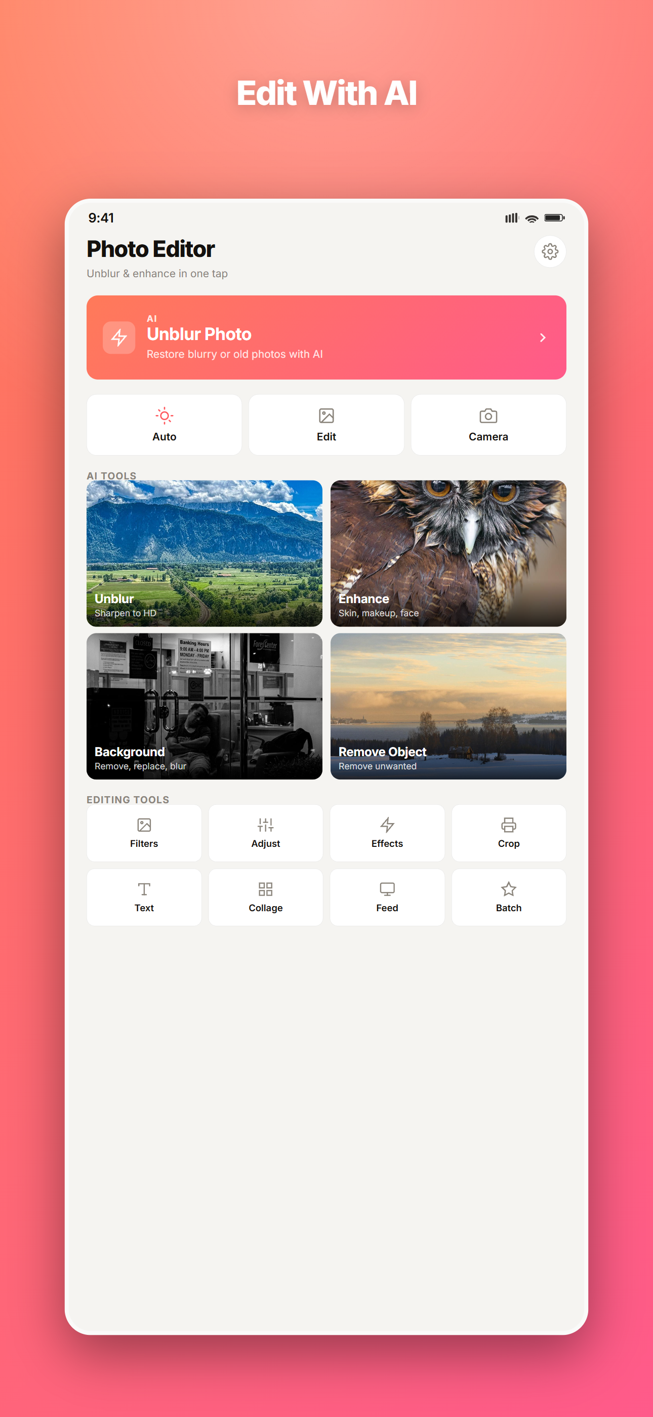 Unblur Photo: AI HD Enhancer screenshot 2