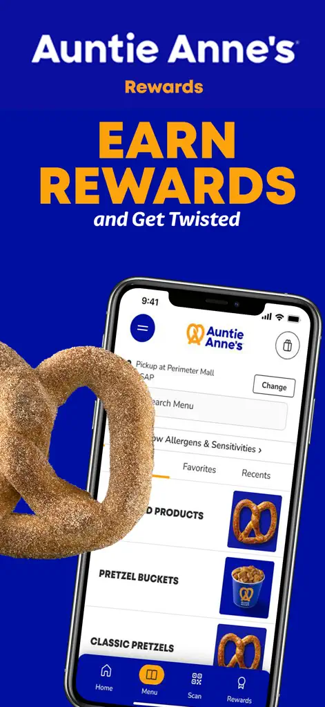 Auntie Anne’s Rewards - Food & Drink App | MWM