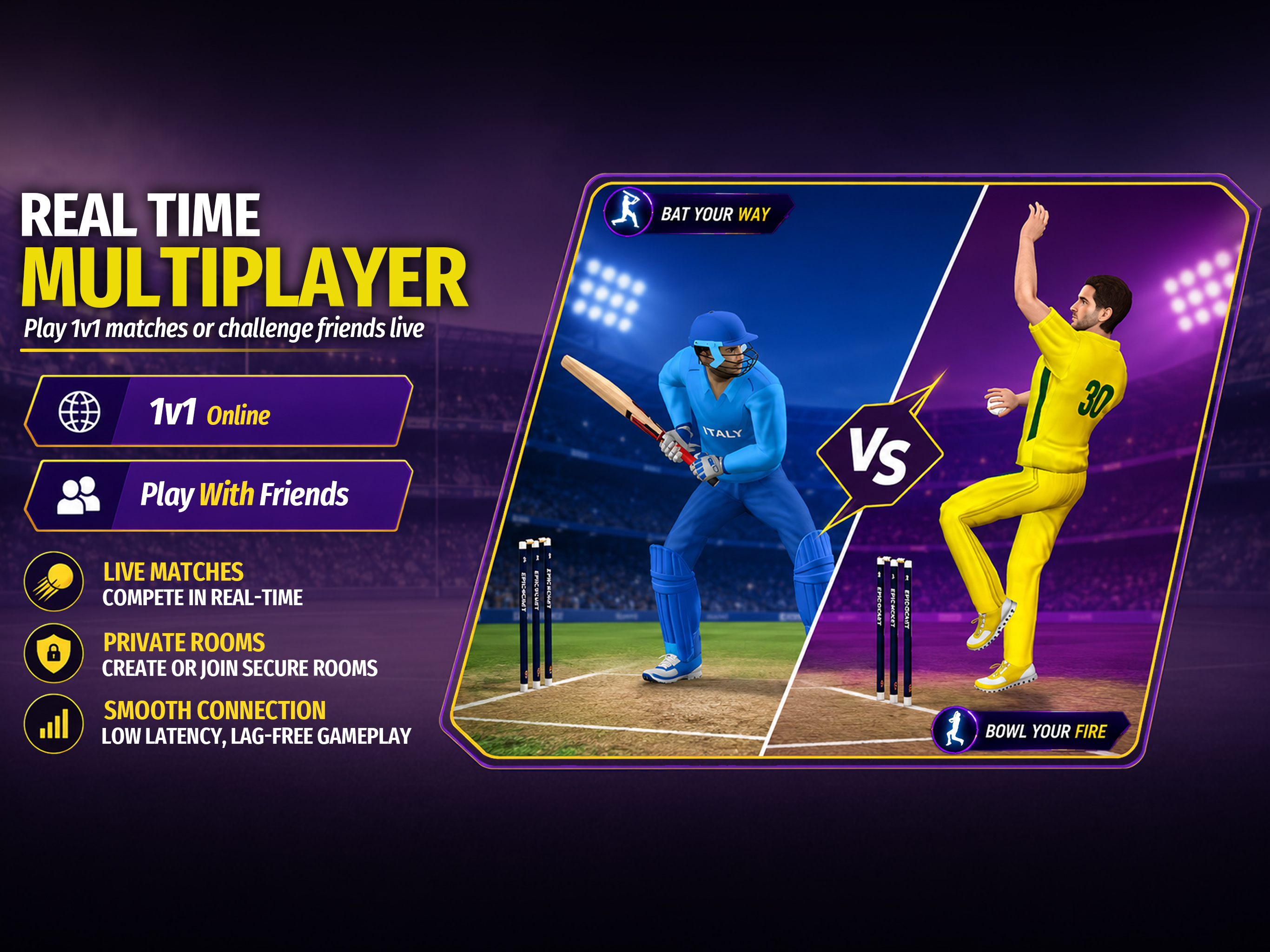 Epic Cricket - Real 3D Game screenshot 10