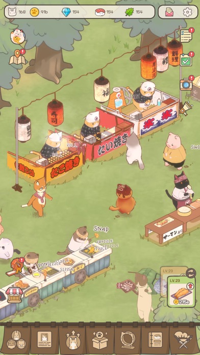 Cat Garden - Food Party Tycoon Screenshot