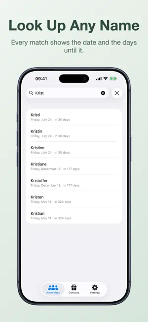Name Days Norway & Calendar screenshot 4