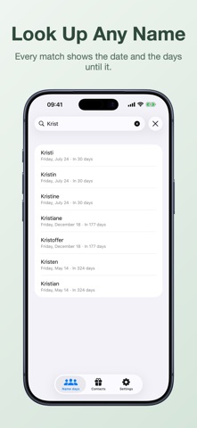 Name Days Norway & Calendar Screenshot 4 of 7