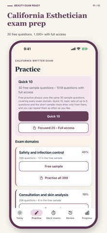 CA Esthetician State Board screenshot 1