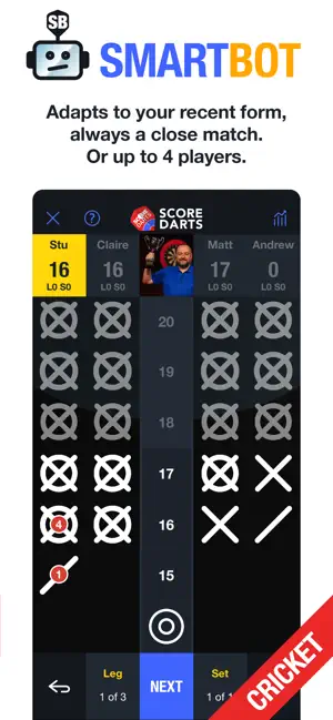 Score Darts Scorekeeper screenshot 2