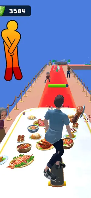 Flush Run Man Rush Game screenshot 2