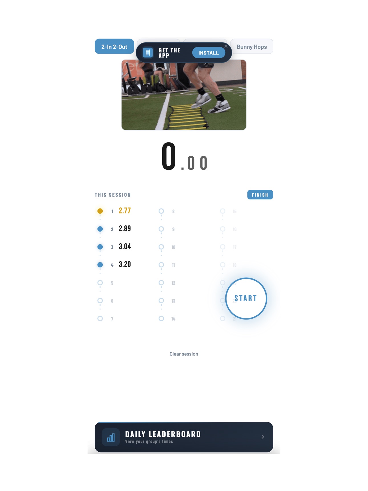 Screenshot 8 of FOOTWORK - Drill Timer