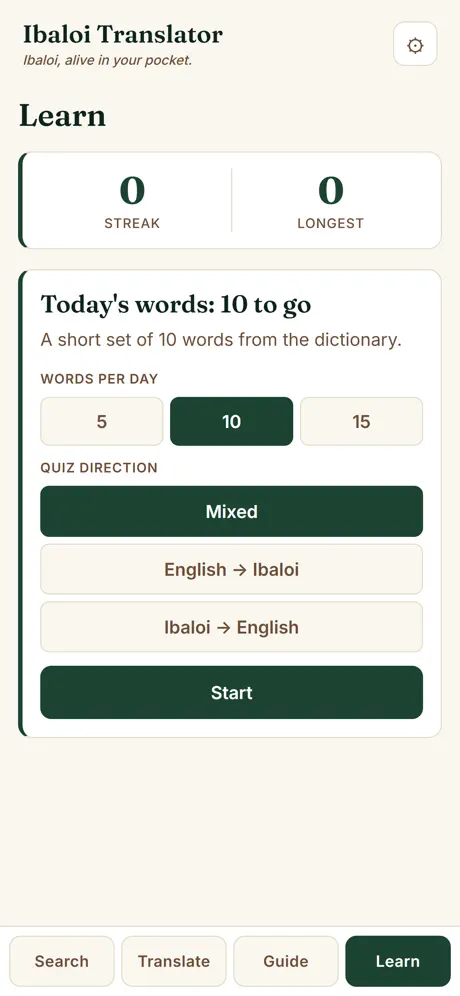 Ibaloi Translator screenshot 2