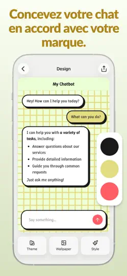 Capture d'écran de AI Chatbot Builder – Chatmake sur iPhone 3