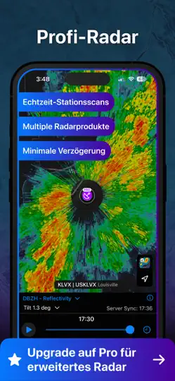 Screenshot von Regenradar: Wetter Deutschland auf dem iPhone 5