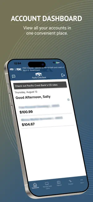 Pacific Crest Bank screenshot 4