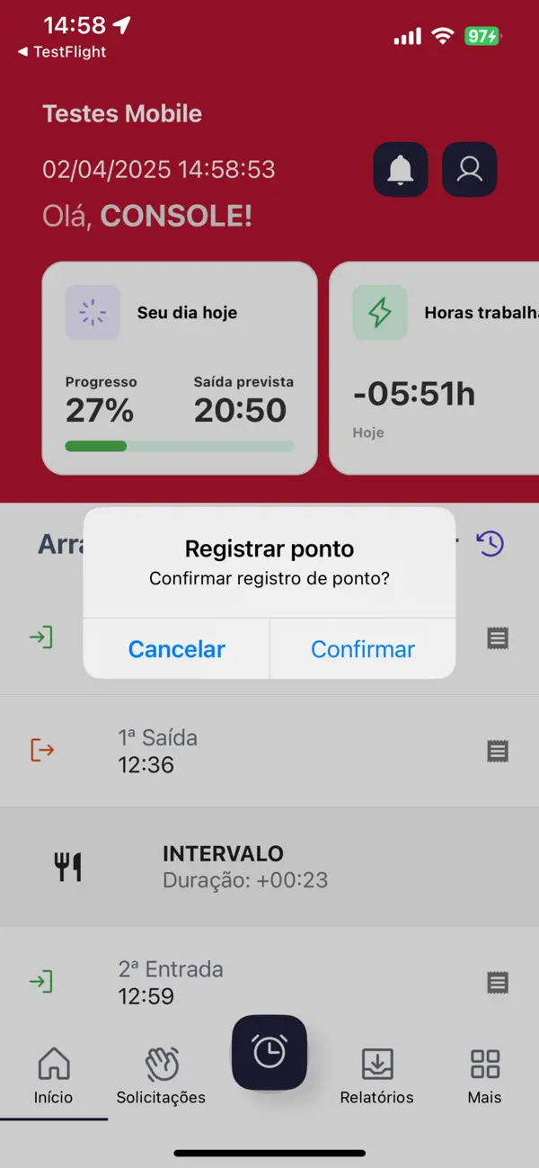 Screenshot #3 pour Checkin Ponto - Colaborador