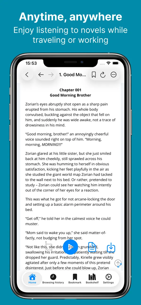 Screenshot #1 pour NovelVoice