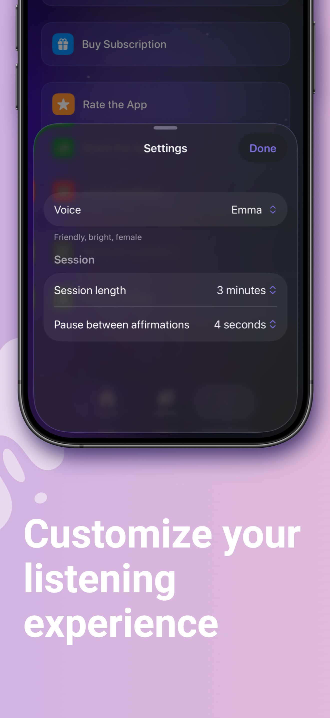 Here: Daily Audio Affirmations screenshot 7