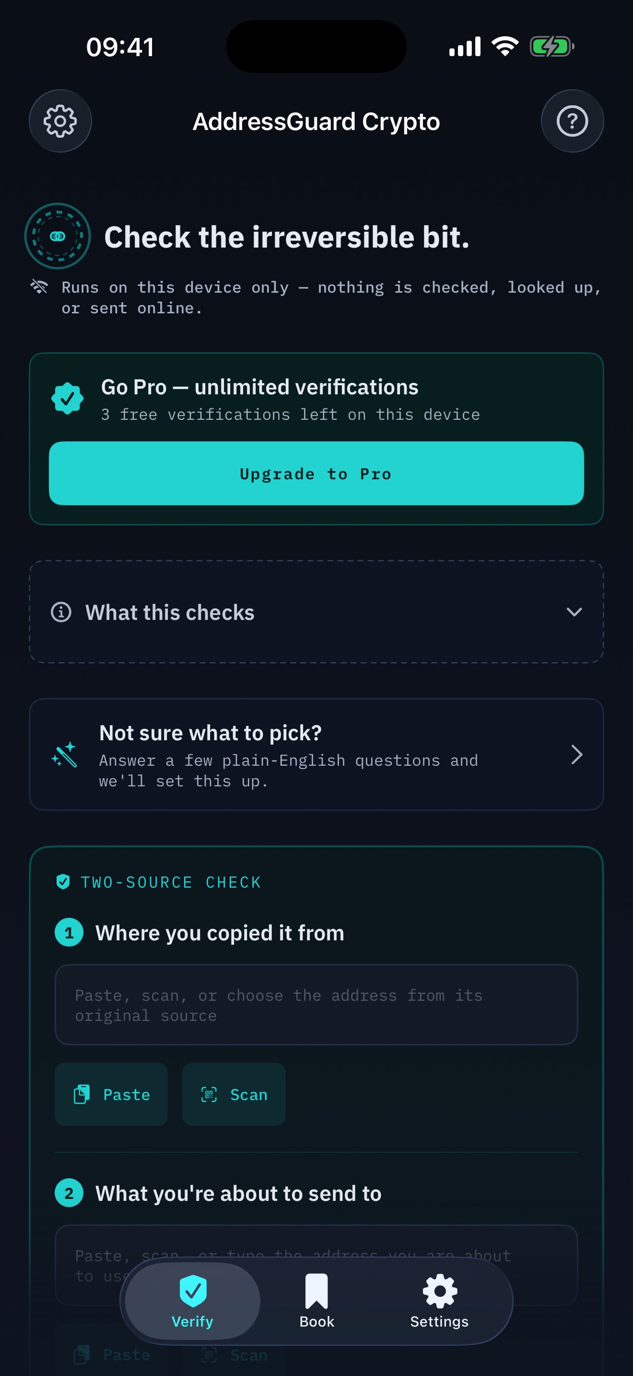 Screenshot 5 of AddressGuard Crypto