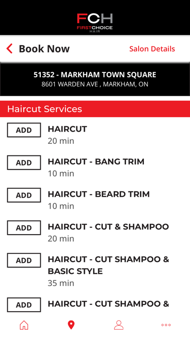 First Choice Hair Screenshot