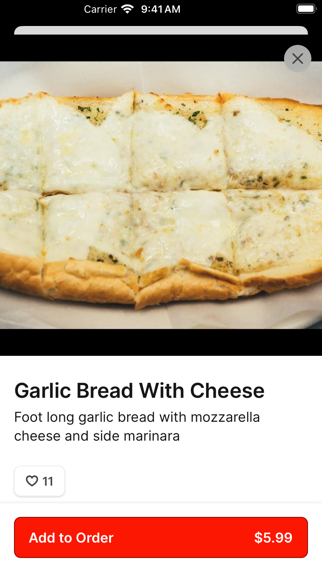 Genovas Italian Restaurant iPhone screenshot 4 - Food & Drink app