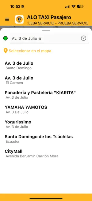 ALO TAXI Pasajero screenshot 2