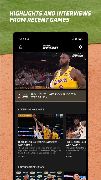 Spectrum SportsNet: Live Games Screenshot