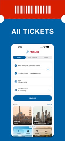 Plane & Airline Tickets Screenshot 1 of 5