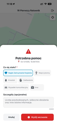 Pierwszy Ratownik (1R) iPhone screenshot 1