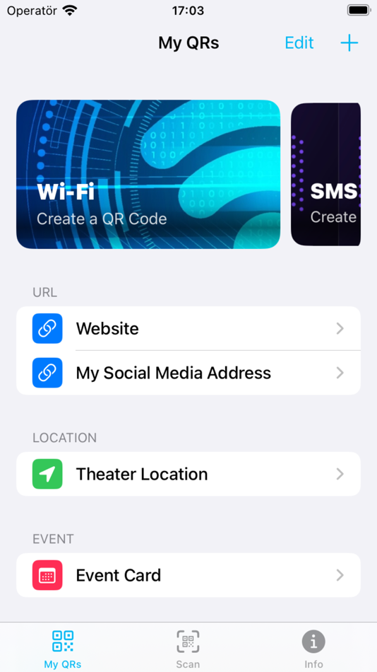 #1. QR Wizard: QR Generator (iOS) بواسطة: Samet Cagri Aktepe