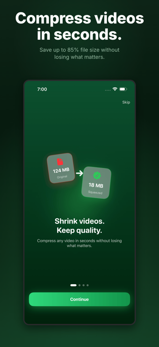 Squeeze - Video Compressor Screenshot 1 of 8