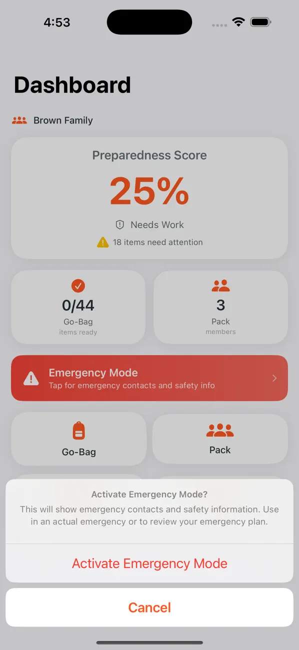 Screenshot #2 pour VAMOOSE - Family Safety Plan