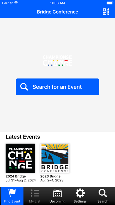 Bridge Events Screenshot