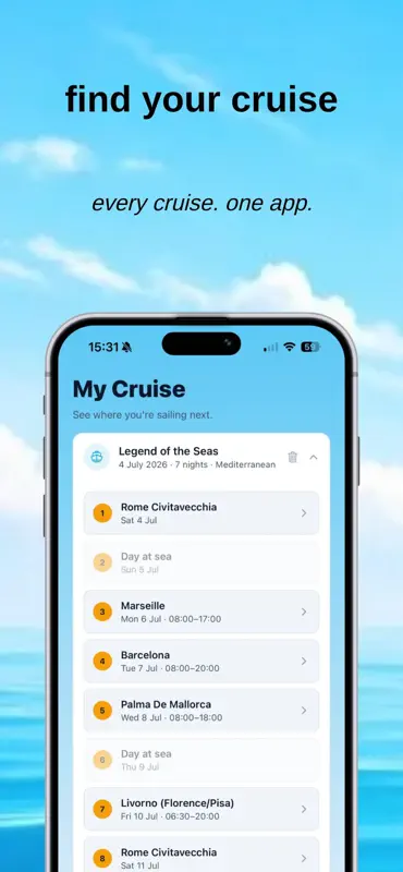 Shore Bound - Cruise Planner screenshot 6 of 6