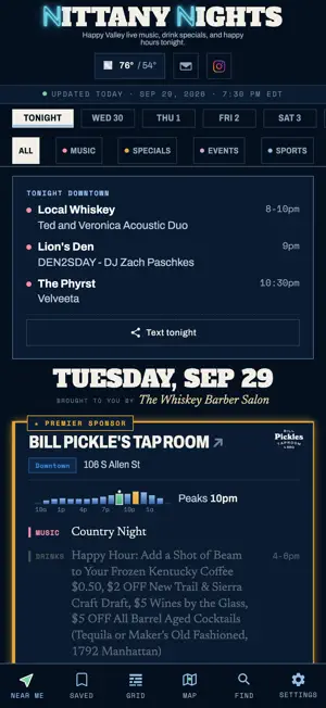 Nittany Nights screenshot 1