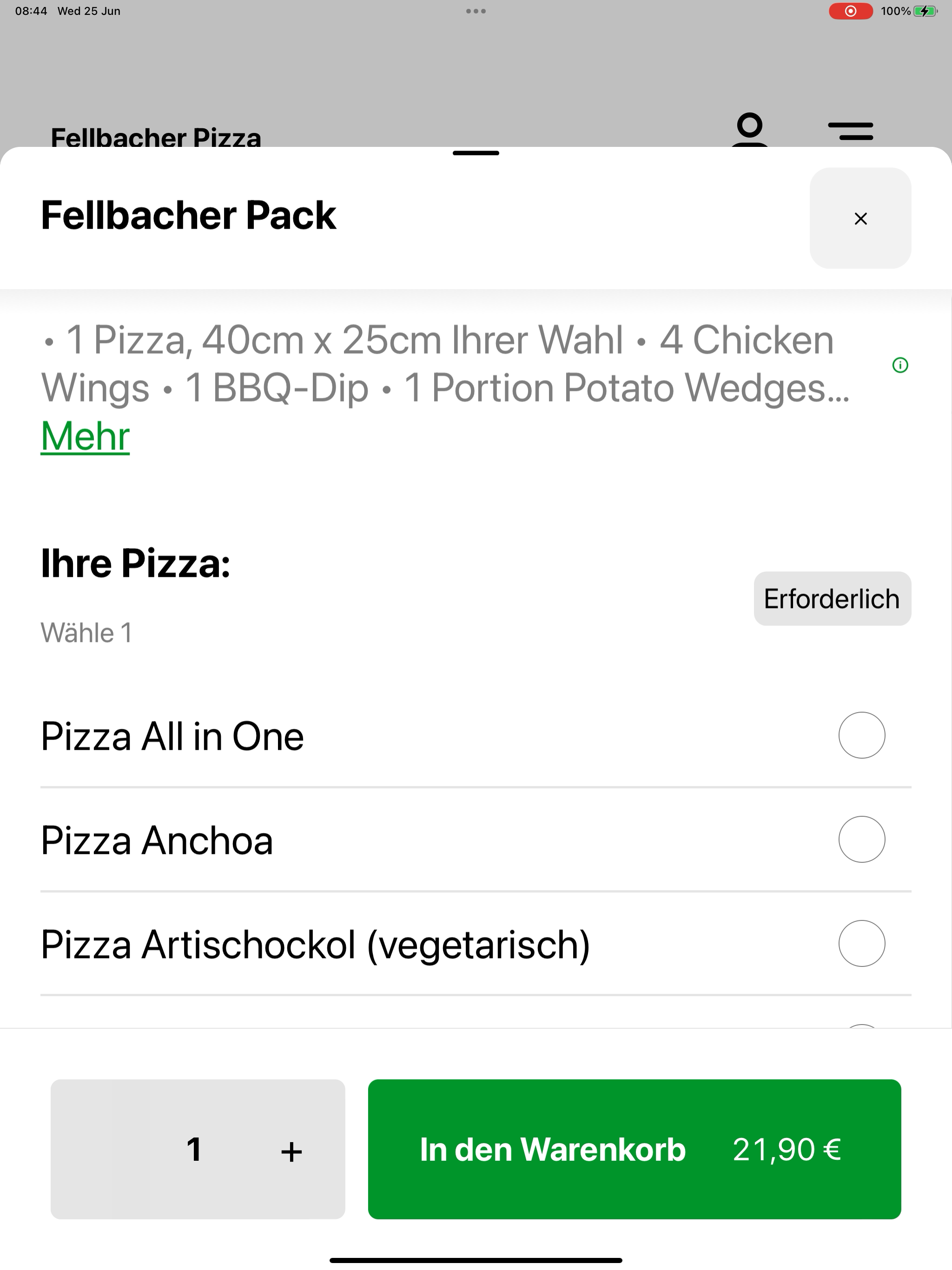 Fellbacher Pizza