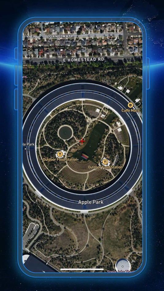 #6. 地球-卫星地图实景高清3d地球街景 (iOS) Av: Shenyang Yuehe Gongchuang Information Technology Co.,Ltd