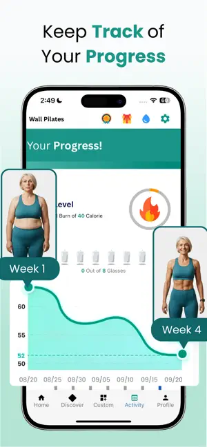 Wall Pilates Challenge & Fit screenshot 8