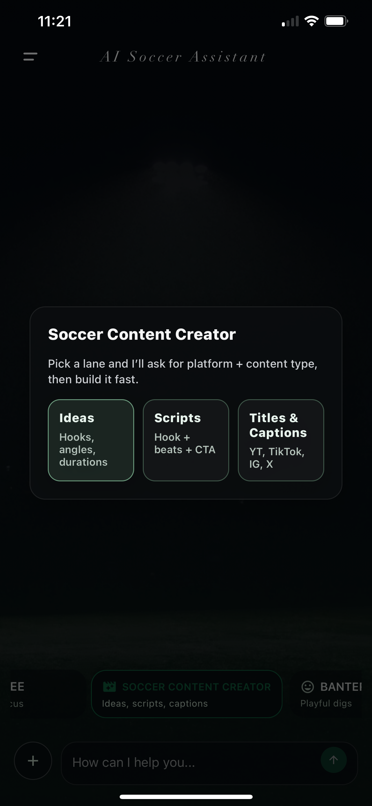 AI Soccer Assistant
