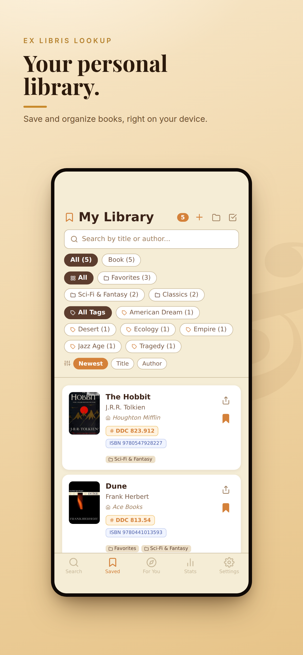 Ex Libris Lookup screenshot 3