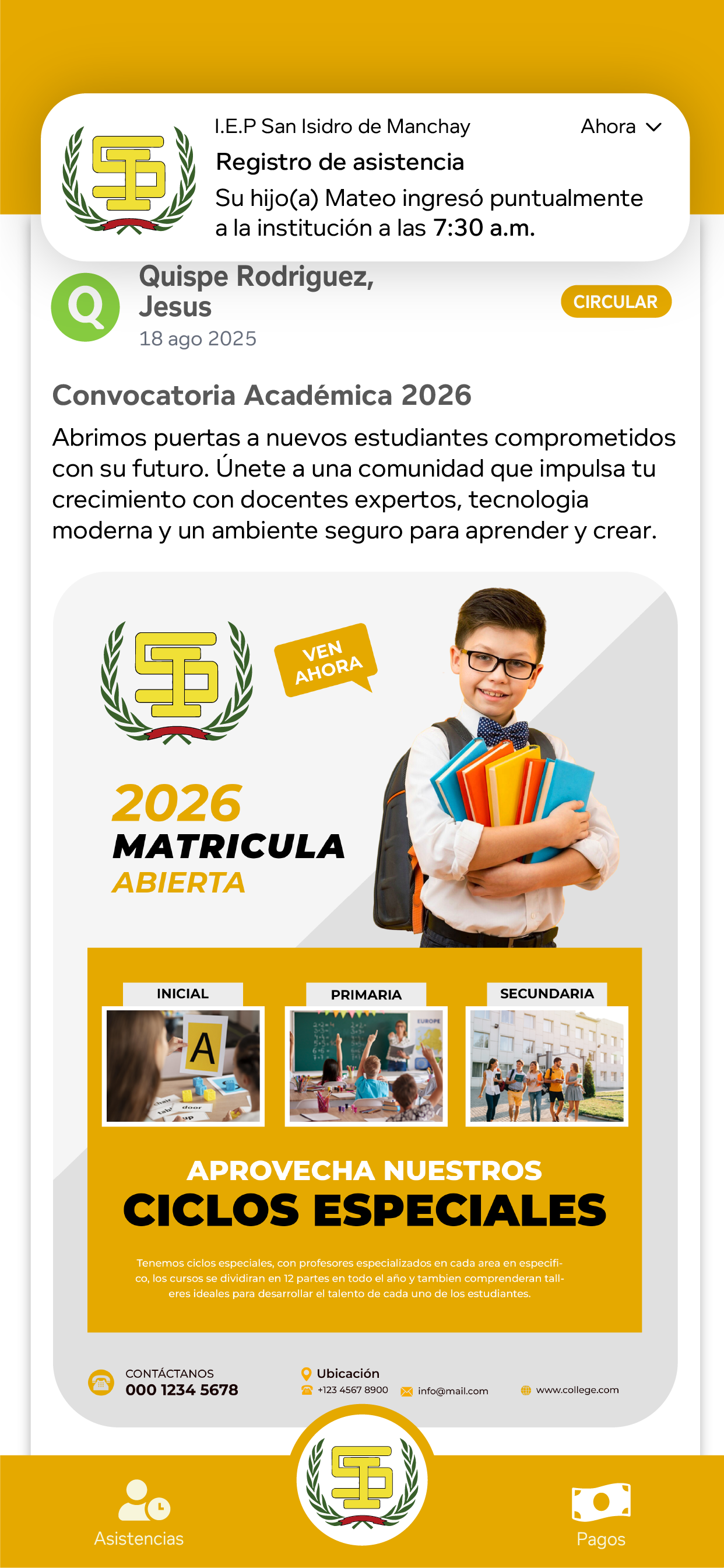 Colegio San Isidro de Manchay