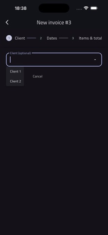 Invoice Suite: Invoices & More iPhone screenshot