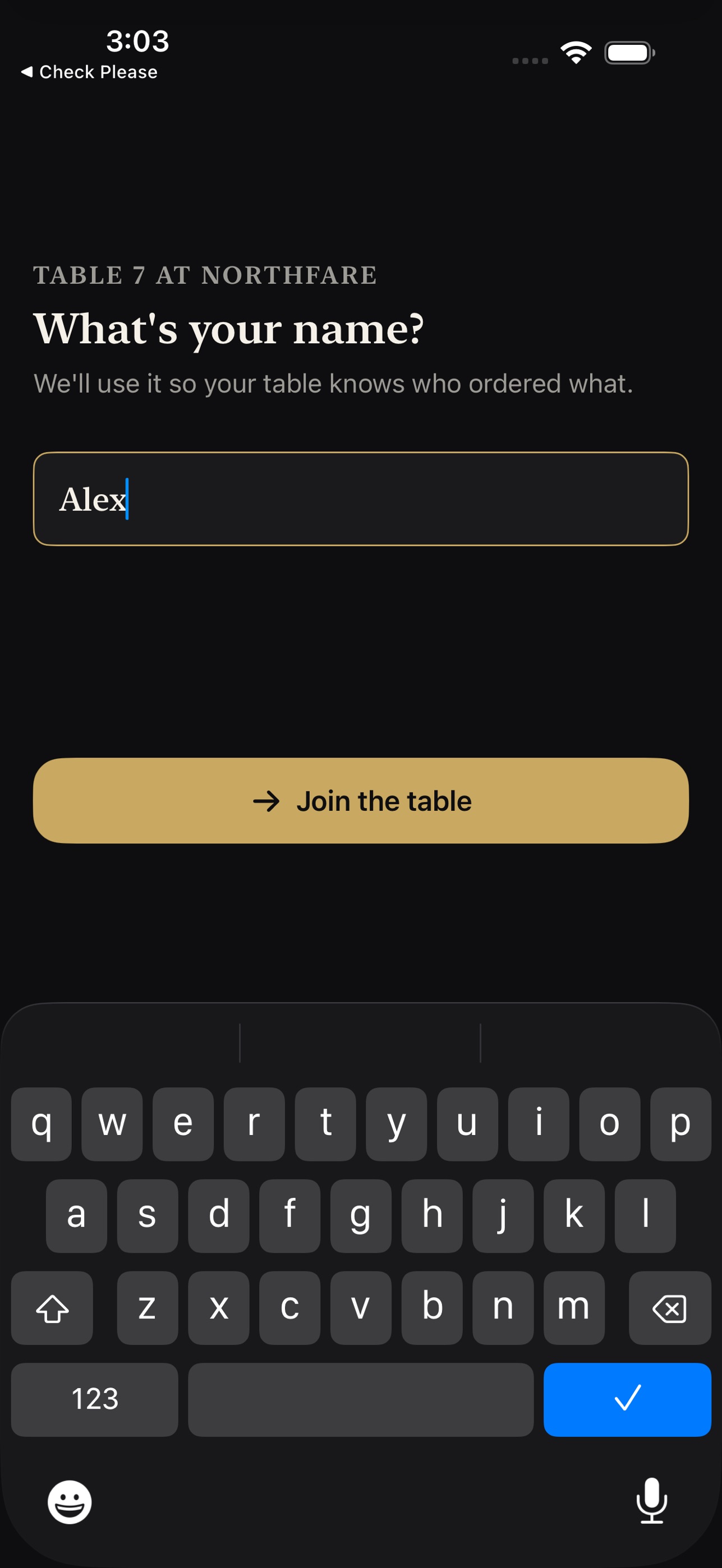 Screenshot 2 of Check Please: Tap