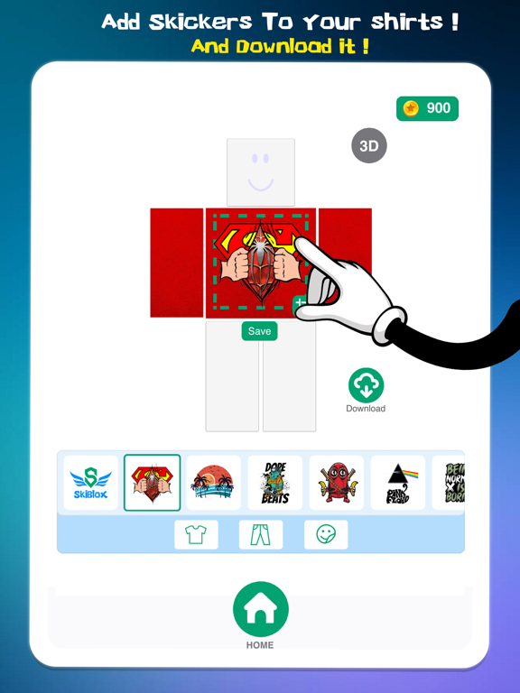 Skins For Roblox - SkiBlox iPad screenshot 3 - Entertainment app