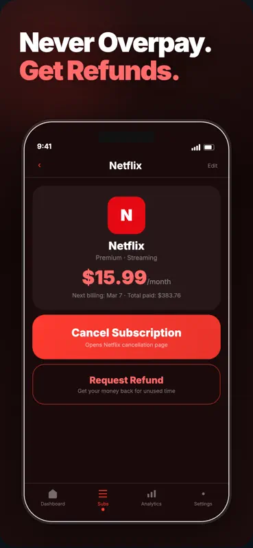 Cancel Subscriptions App screenshot 3 of 5