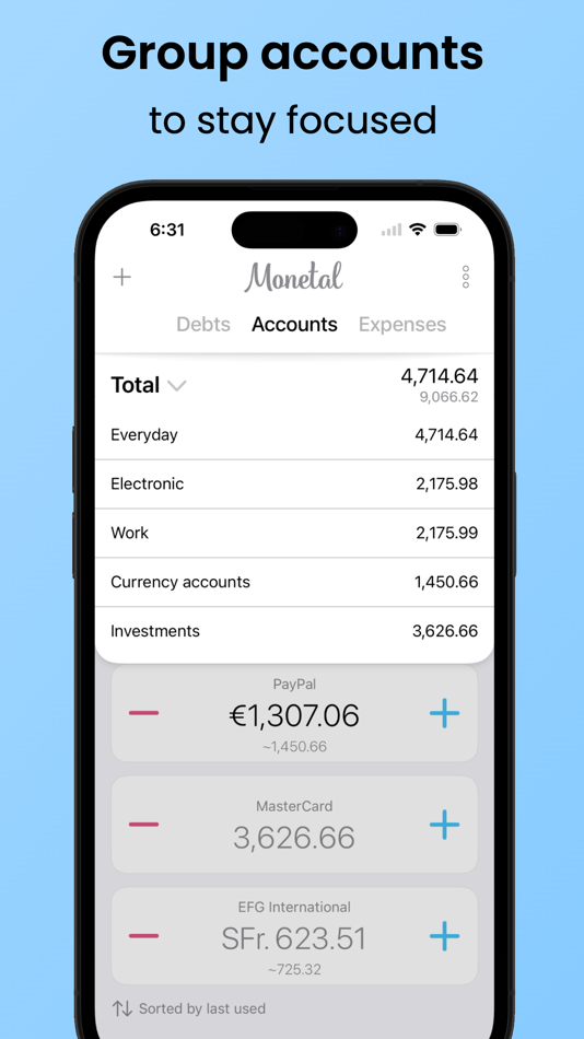 #8. Monetal - Expense Tracker (iOS) By: Ilya Krupko