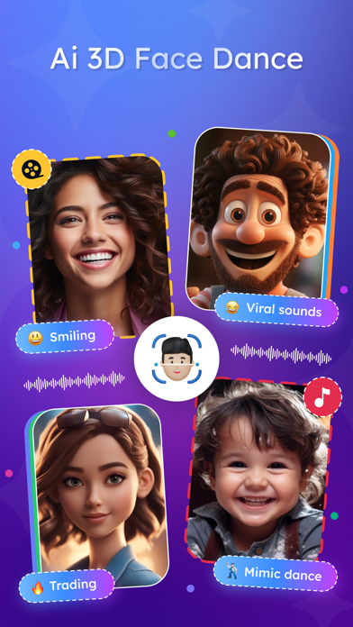 AI Face Dance: Singing Photo Screenshot