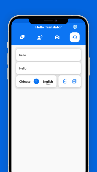 Hello Translator - Voice & OCR Screenshot
